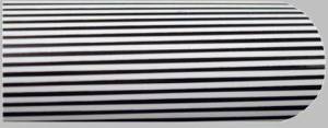 BLIXZ rayures a droites blanches et noires