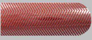 BLIXZ argent et rouge muti diagonales