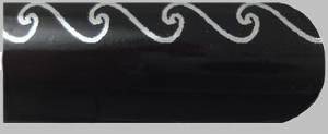 BLIXZ noir avec vagues argent