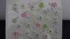 Stickers 3D fleurs de couleurs grand format