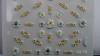 Stickers 3D fleurs de couleurs