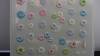 Stickers 3D fleurs de couleurs