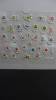 Stickers 3D fleurs et noeuds de couleur