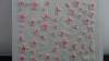 Stickers 3D fleurs roses et blanches
